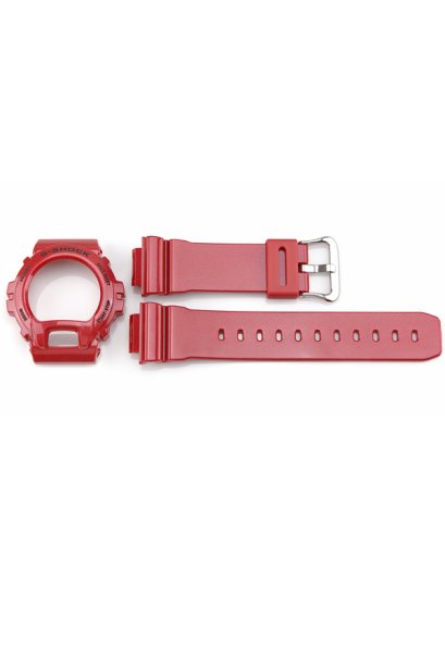 Casio G-Shock กรอบและสาย รุ่น DW-6900MF-4 (สีแดง)